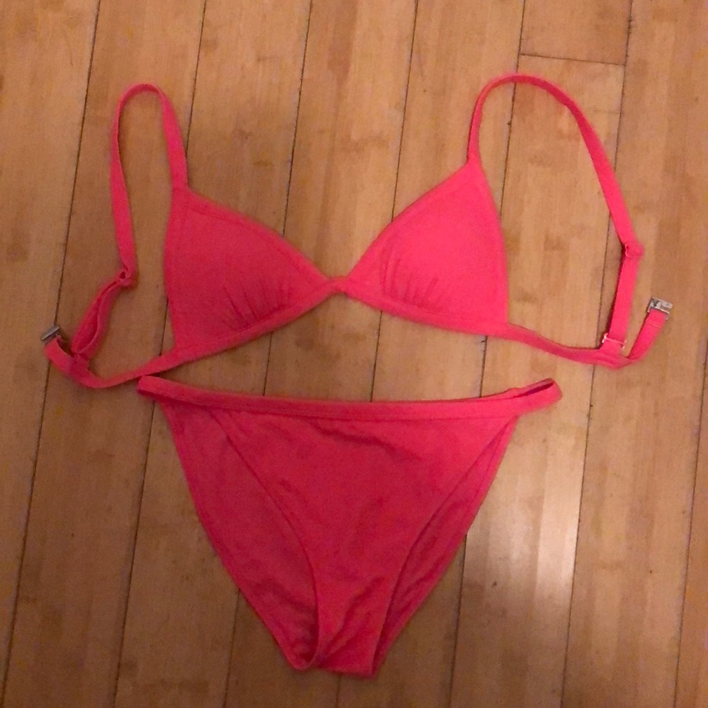 Women’s pink bikini